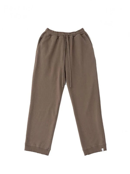 【Perfect ribs® - パーフェクトリブス】Straight Wide Pants / Chai (スウェットパンツ/ブラウン)