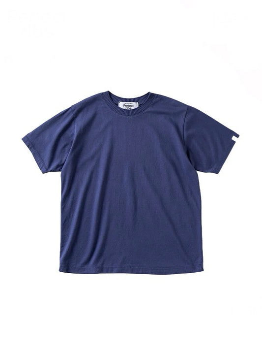 【Perfect ribs® - パーフェクトリブス】Basic Short Sleeve T Shirts / Vintage Navy(Tシャツ/ネイビー)