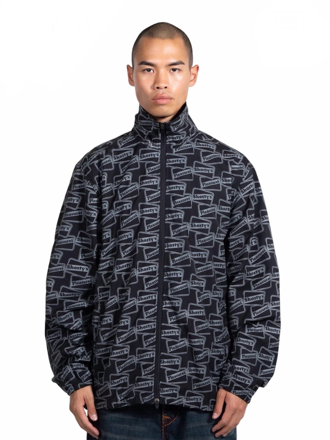 【PLEASURES - プレジャーズ】REFLECTIVE TRCK JACKET / BLACK (ジャケット/ブラック)