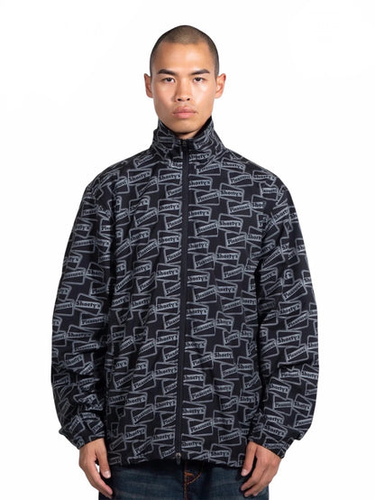 【PLEASURES - プレジャーズ】REFLECTIVE TRCK JACKET / BLACK (ジャケット/ブラック)