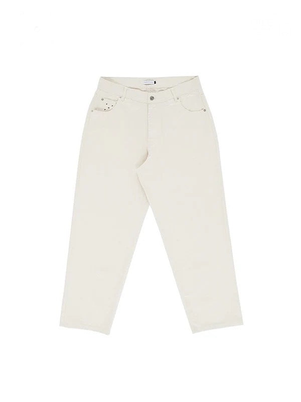 【POP TRADING COMPANY - ポップ トレーディング カンパニー】DRS Pants (パンツ/ホワイト)