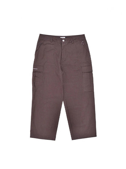 【POP TRADING COMPANY - ポップ トレーディング カンパニー】POP CARGO PANTS(カーゴパンツ/ブラウン)