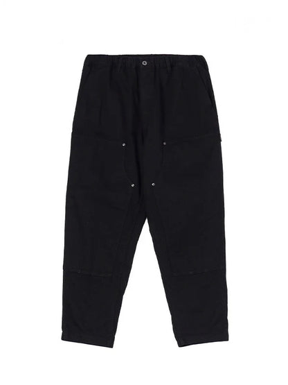 【Yohji Yamamoto POUR HOMME - ヨウジヤマモト プールオム】BLACK SCANDAL KATSURAGI SIDE ELASTIC STRING PANTS(パンツ)