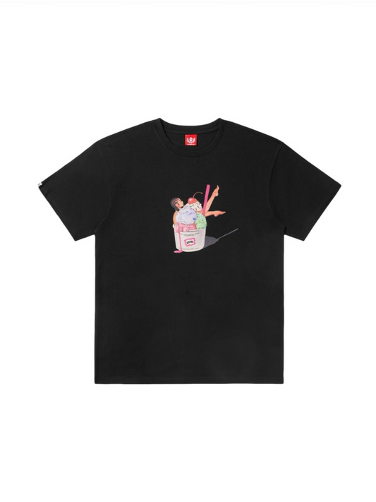 【ICE CREAM - アイスクリーム】PIN UP T-SHIRT / BLACK (Tシャツ/ブラック)