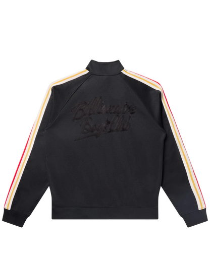【Billionaire Boys Club-ビリオネアボーイズクラブ】 BB SOUNDCHECK CHAINSTITCH ZIP FRONT TRACK JACKET / BLACK (トラックジャケット/ブラック)