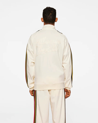 【Billionaire Boys Club-ビリオネアボーイズクラブ】 BB SOUNDCHECK CHAINSTITCH ZIP FRONT TRACK JACKET / WINTER WHITE (トラックジャケット/ウィンターホワイト)