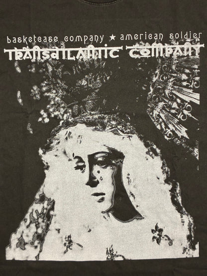 【BASKETCASE  - バスケットケース】AVE MARIA TEE / VINTAGE BLACK (Tシャツ/ヴィンテージブラック)