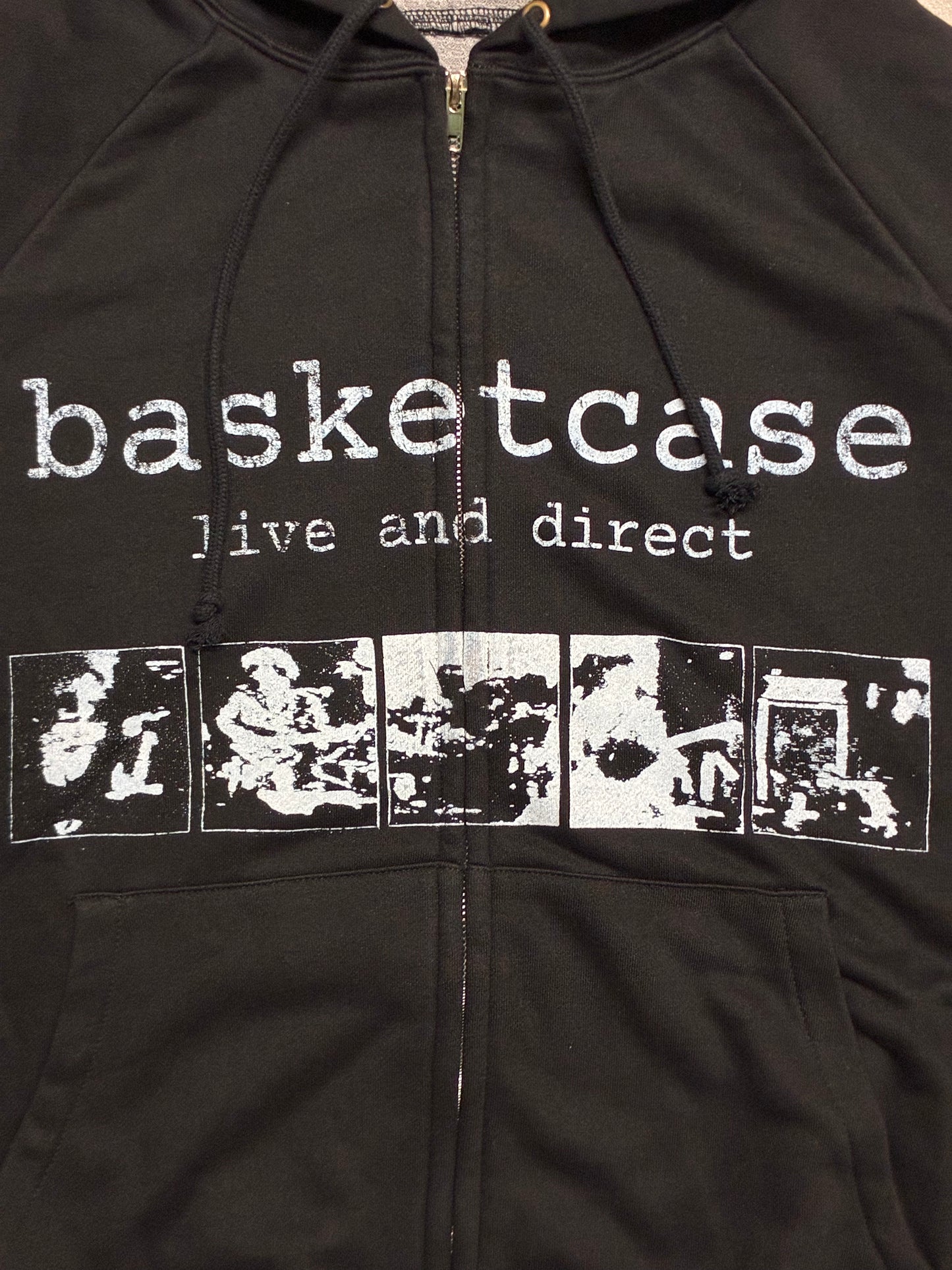 【BASKETCASE  - バスケットケース】SCAR THERMAL LINED ZIP / BLACK (フーディー/ブラック)