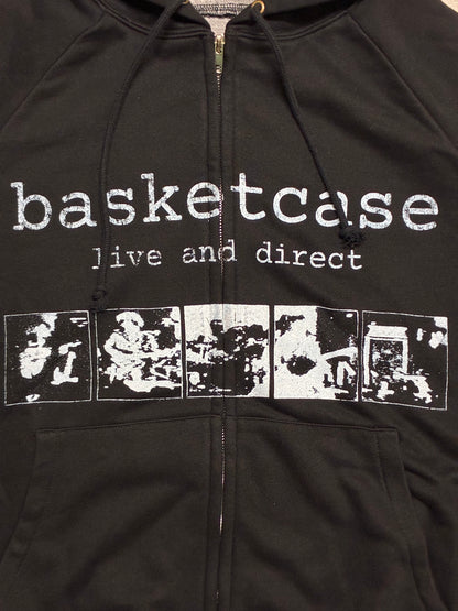 【BASKETCASE  - バスケットケース】SCAR THERMAL LINED ZIP / BLACK (フーディー/ブラック)
