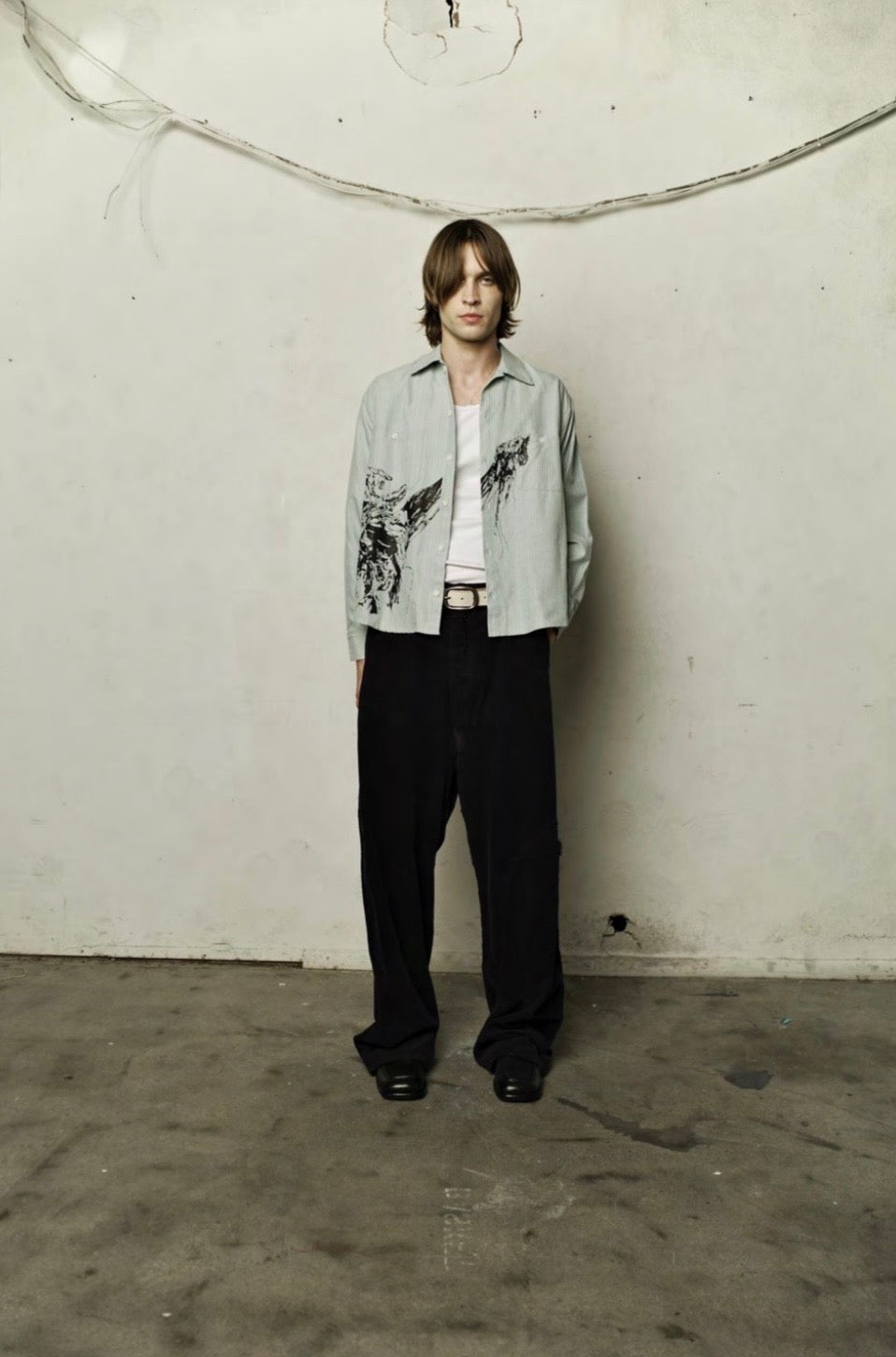 【BASKETCASE  - バスケットケース】TANGLE LOP LONG SLEEVE / GREEN (シャツ/グリーン)