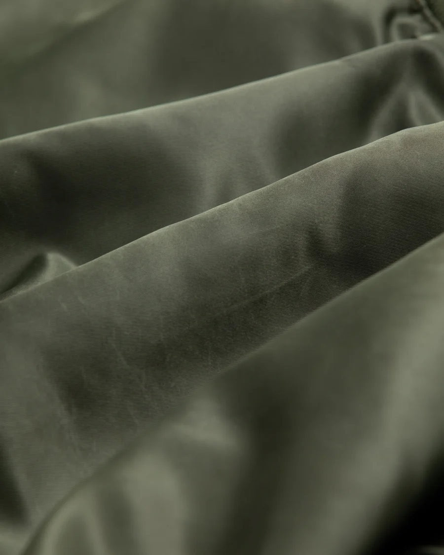 【ANACHRONORM - アナクロノーム】AN395 DIRTY NYLON MA-1 / OLIVE (ジャケット/オリーブ)