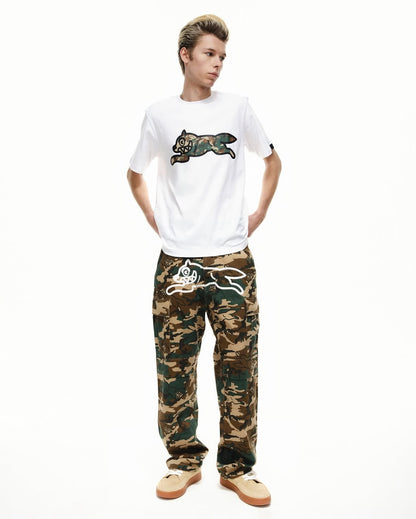 【ICE CREAM - アイスクリーム】WOODLAND CAMO RUNNING DOG T-SHIRT / WHITE (Tシャツ/ホワイト)