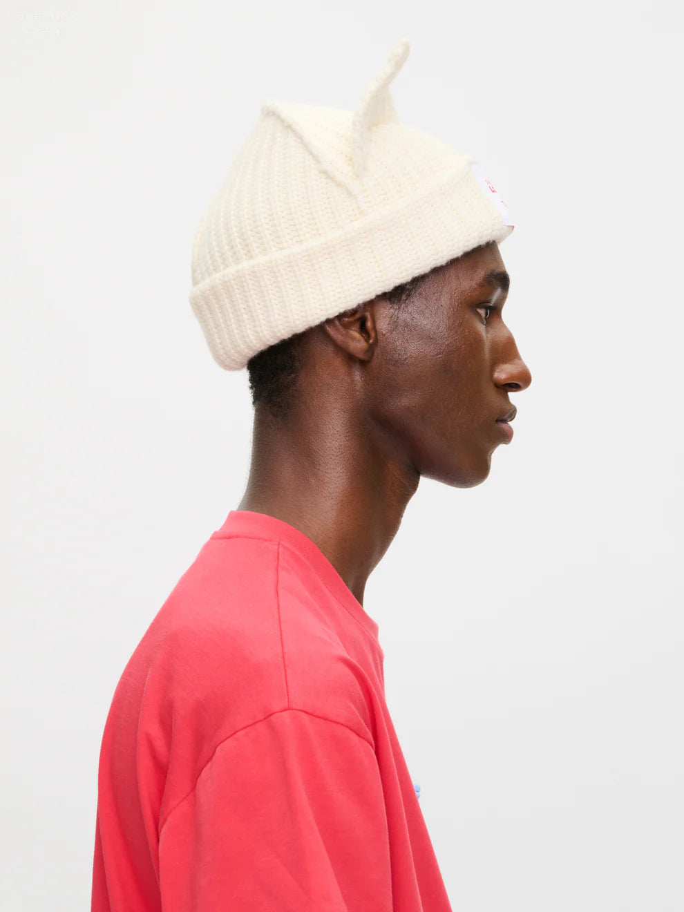 【Charles Jeffrey Loverboy - チャールズ ジェフリー ラバーボーイ】CHUNKY EARS BEANIE / ECRU (ビーニー/エクリュ)