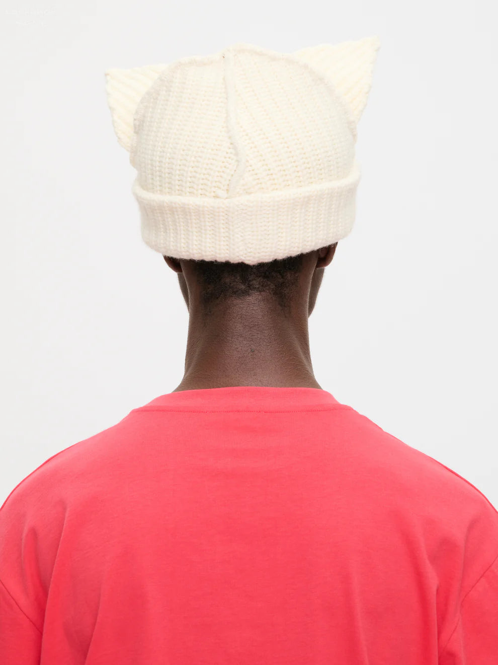 【Charles Jeffrey Loverboy - チャールズ ジェフリー ラバーボーイ】CHUNKY EARS BEANIE / ECRU (ビーニー/エクリュ)