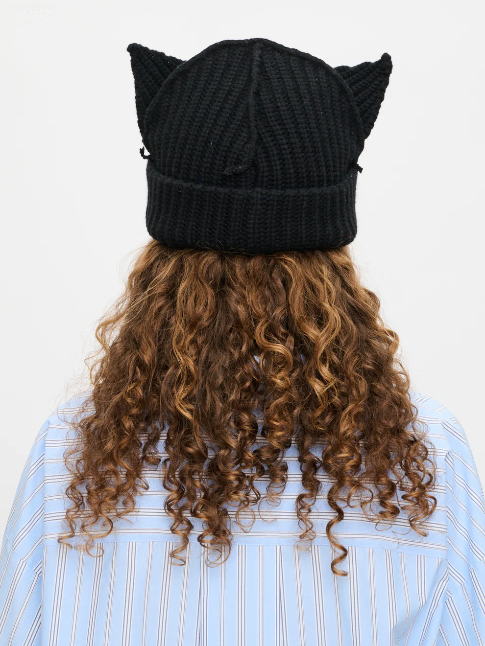 【Charles Jeffrey Loverboy - チャールズ ジェフリー ラバーボーイ】CHUNKY EARS BEANIE / BLACK (ビーニー/ブラック)
