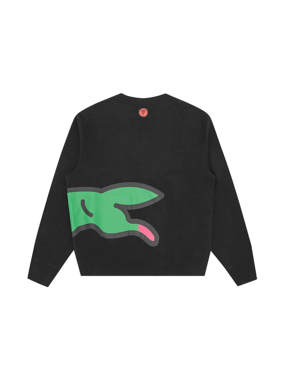 【ICE CREAM - アイスクリーム】 JUMBO RUNNING DOG CREWNECK（スウェット/ブラック)