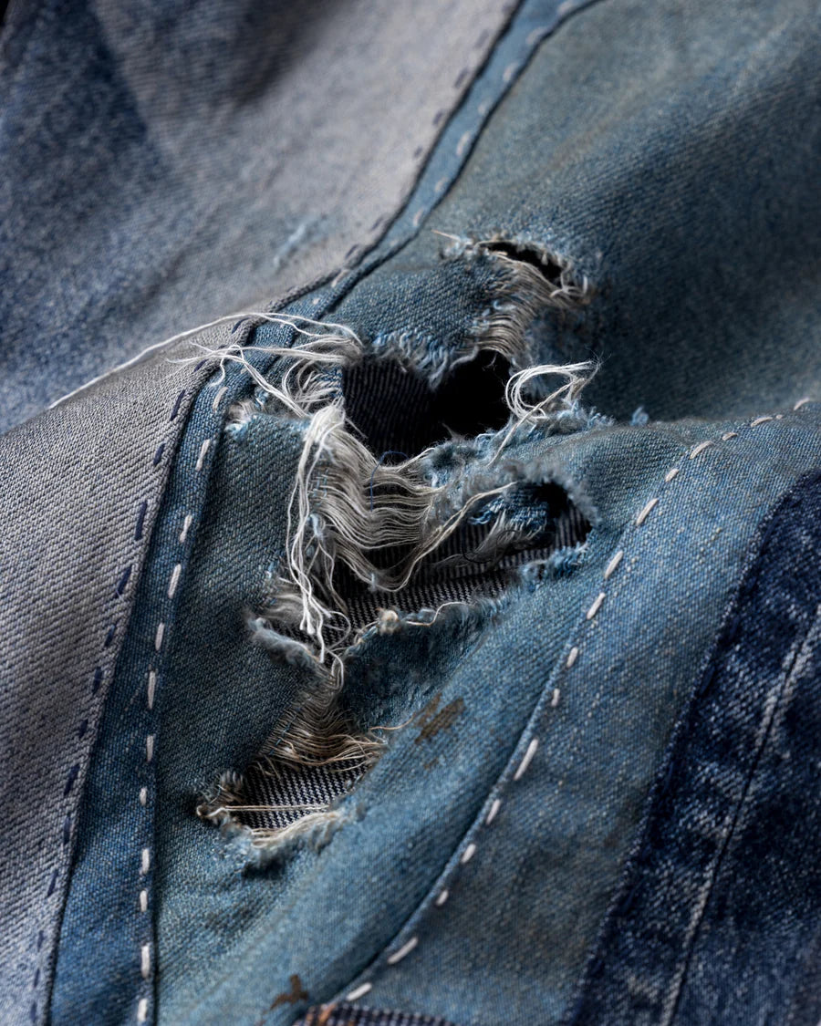 【ANACHRONORM - アナクロノーム】REMAKED WIDE 5P DENIM PANTS / INDIGO (パンツ/インディゴ)