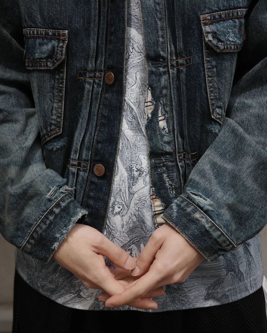 【ANACHRONORM - アナクロノーム】REMAKED DOUBLE POCKET DENIM JACKET / INDIGO (ジャケット/インディゴ)