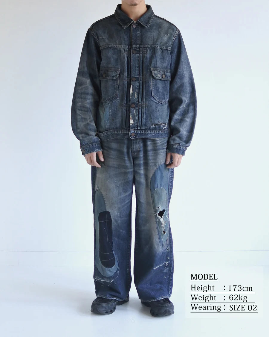 【ANACHRONORM - アナクロノーム】REMAKED DOUBLE POCKET DENIM JACKET / INDIGO (ジャケット/インディゴ)