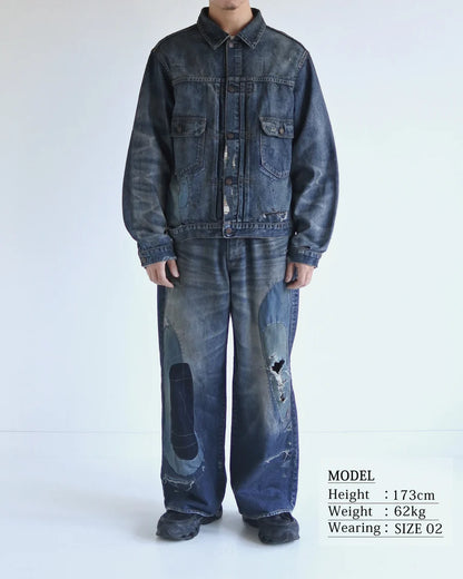 【ANACHRONORM - アナクロノーム】REMAKED DOUBLE POCKET DENIM JACKET / INDIGO (ジャケット/インディゴ)