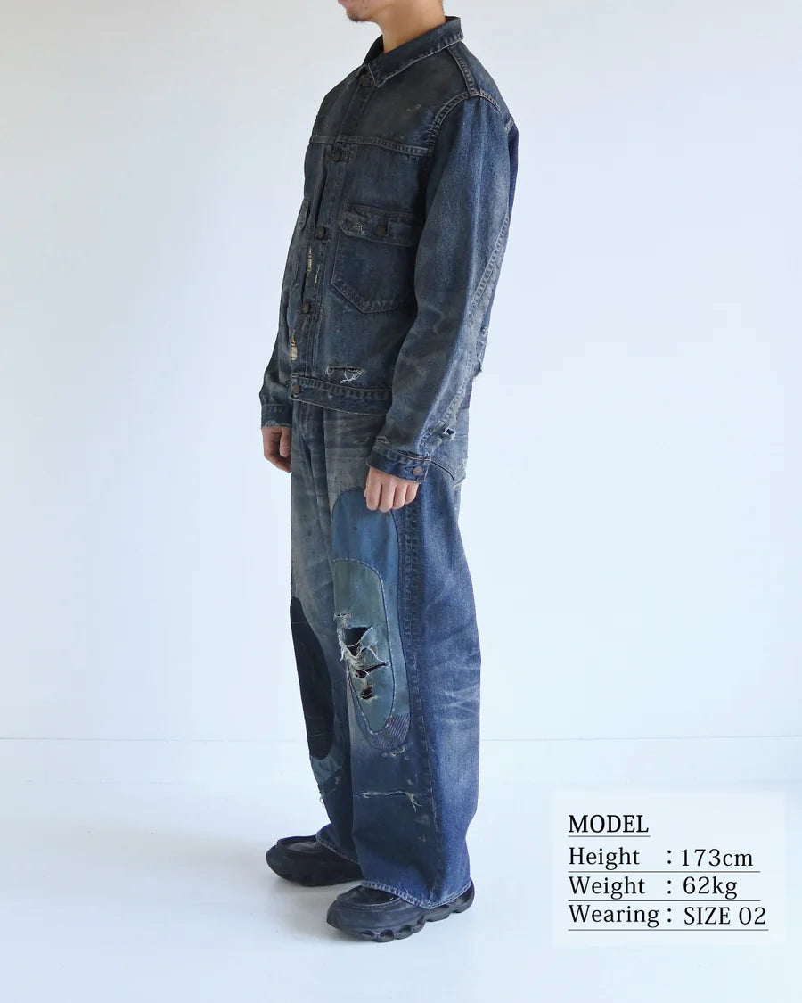 【ANACHRONORM - アナクロノーム】REMAKED DOUBLE POCKET DENIM JACKET / INDIGO (ジャケット/インディゴ)