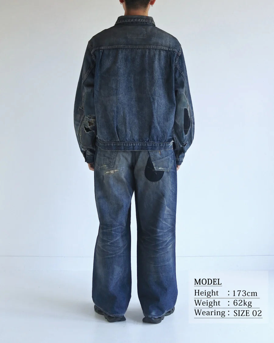 【ANACHRONORM - アナクロノーム】REMAKED DOUBLE POCKET DENIM JACKET / INDIGO (ジャケット/インディゴ)