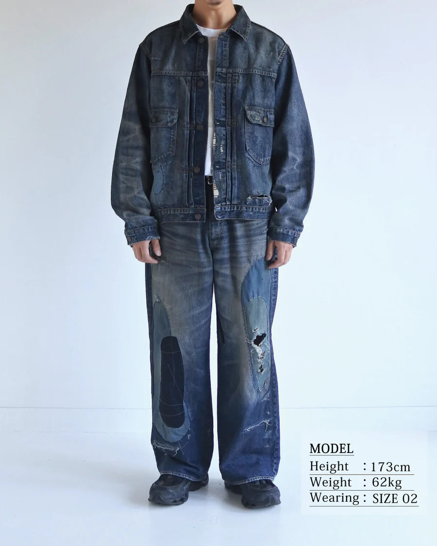 【ANACHRONORM - アナクロノーム】REMAKED DOUBLE POCKET DENIM JACKET / INDIGO (ジャケット/インディゴ)