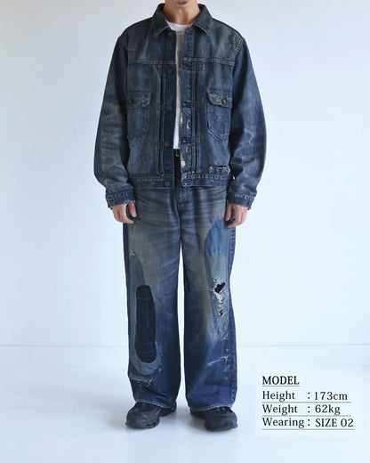 【ANACHRONORM - アナクロノーム】REMAKED DOUBLE POCKET DENIM JACKET / INDIGO (ジャケット/インディゴ)