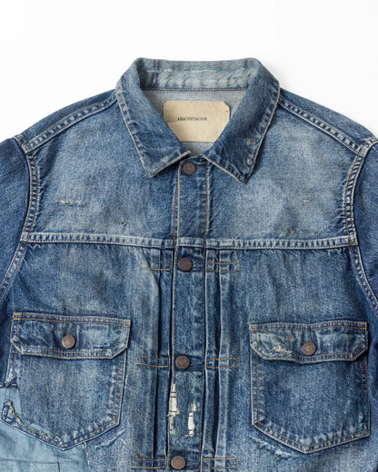 【ANACHRONORM - アナクロノーム】REMAKED DOUBLE POCKET DENIM JACKET / INDIGO (ジャケット/インディゴ)
