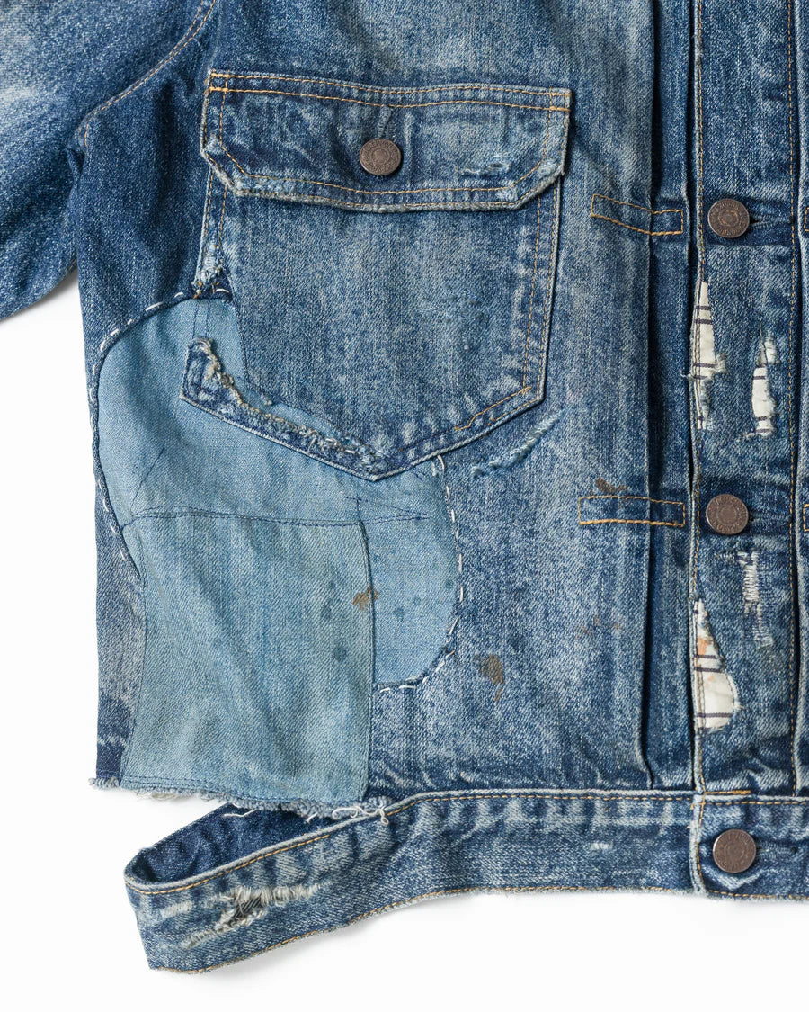 【ANACHRONORM - アナクロノーム】REMAKED DOUBLE POCKET DENIM JACKET / INDIGO (ジャケット/インディゴ)