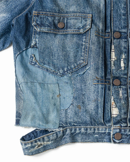 【ANACHRONORM - アナクロノーム】REMAKED DOUBLE POCKET DENIM JACKET / INDIGO (ジャケット/インディゴ)