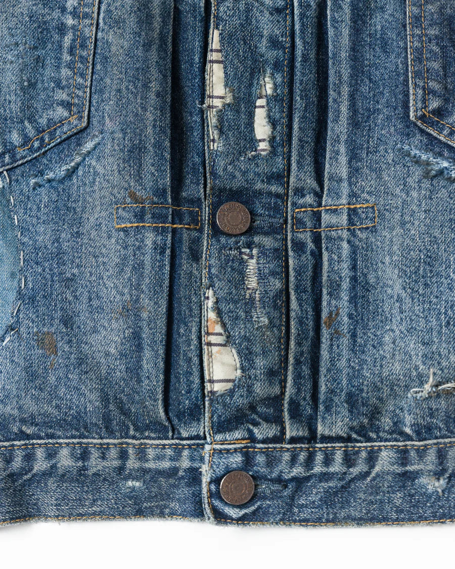 【ANACHRONORM - アナクロノーム】REMAKED DOUBLE POCKET DENIM JACKET / INDIGO (ジャケット/インディゴ)