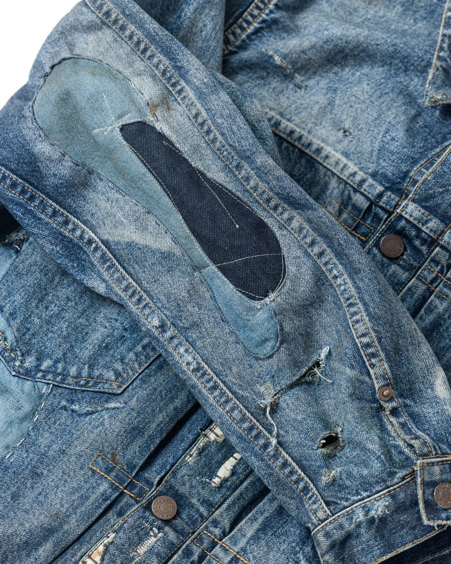 【ANACHRONORM - アナクロノーム】REMAKED DOUBLE POCKET DENIM JACKET / INDIGO (ジャケット/インディゴ)