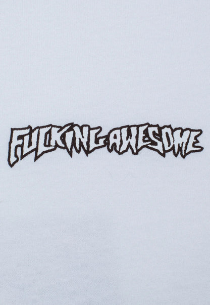 【Fucking Awesome- ファッキングオーサム】ROX HOLLINGSWORTH LONG SLEEVE TEE（Tシャツ/ホワイト)