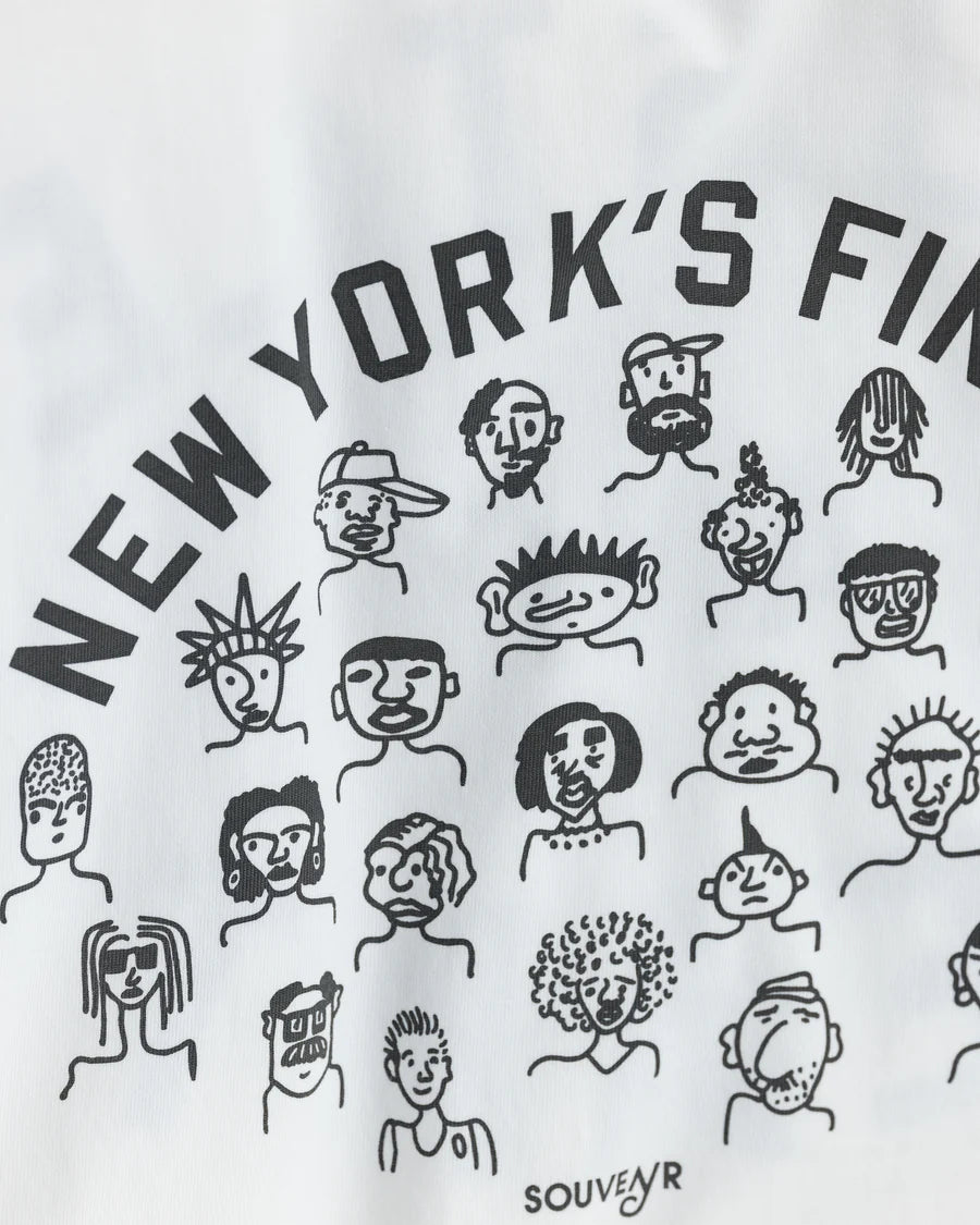 【ANACHRONORM - アナクロノーム】NYC FACES  S/S T-S / WHITE (Tシャツ/ホワイト)