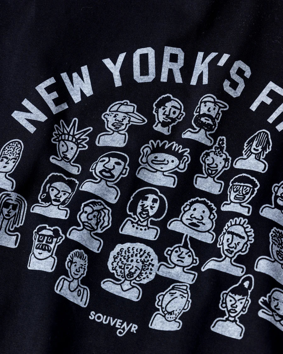 【ANACHRONORM - アナクロノーム】NYC FACES  S/S T-S / BLACK (Tシャツ/ブラック)