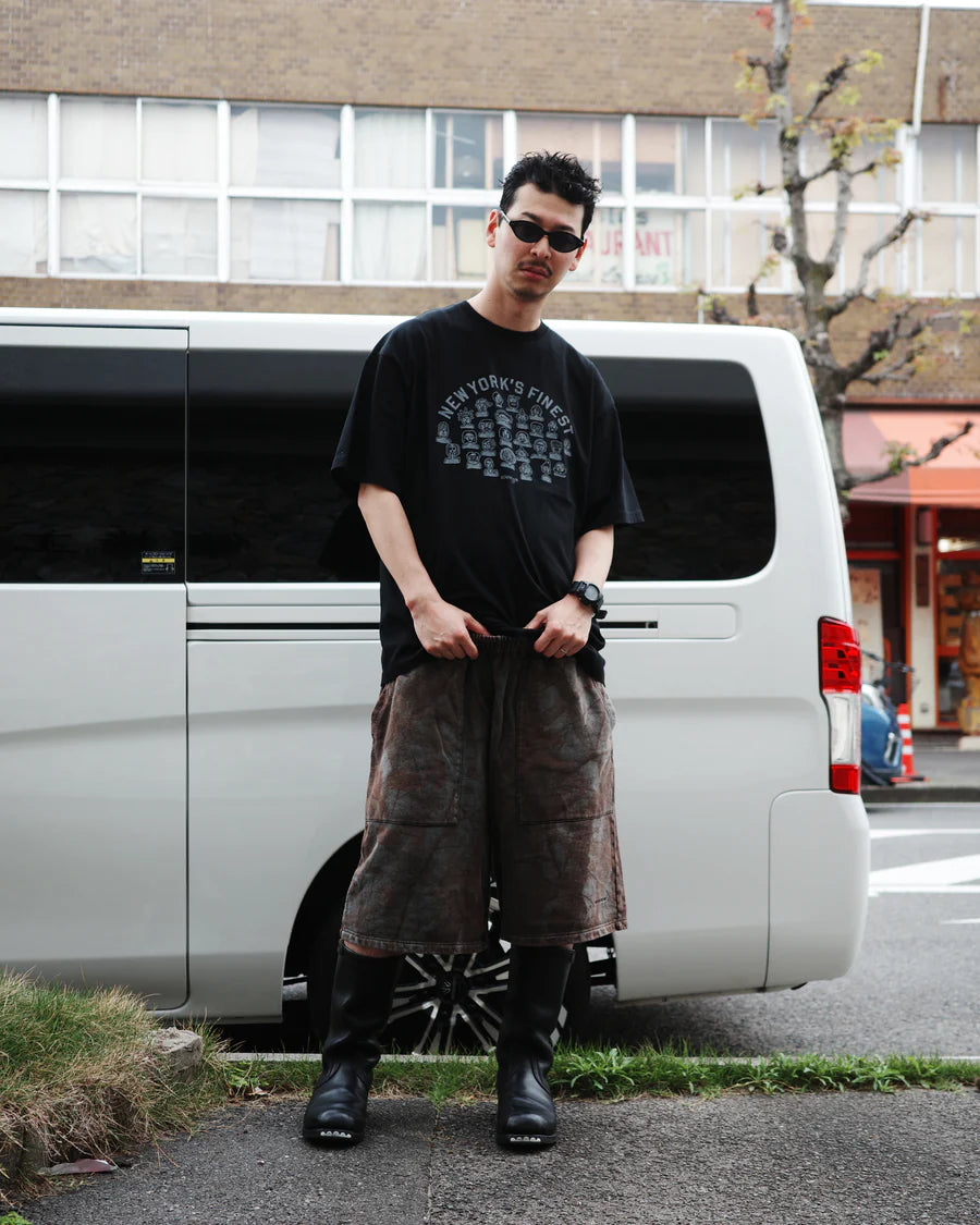 【ANACHRONORM - アナクロノーム】SULFUR DYED REAL TREE SWEAT PANTS / SULFUR BLACK (パンツ/サルファーブラック)