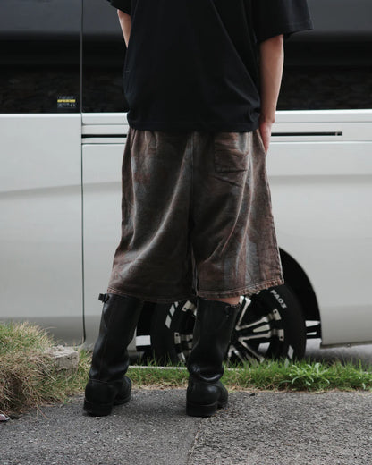【ANACHRONORM - アナクロノーム】SULFUR DYED REAL TREE SWEAT PANTS / SULFUR BLACK (パンツ/サルファーブラック)