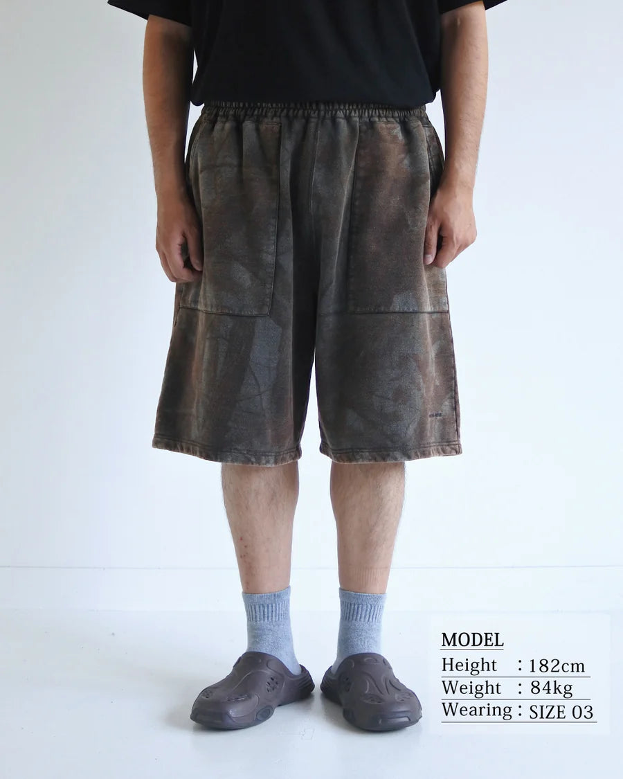 【ANACHRONORM - アナクロノーム】SULFUR DYED REAL TREE SWEAT PANTS / SULFUR BLACK (パンツ/サルファーブラック)