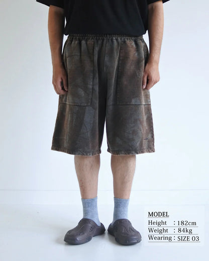 【ANACHRONORM - アナクロノーム】SULFUR DYED REAL TREE SWEAT PANTS / SULFUR BLACK (パンツ/サルファーブラック)