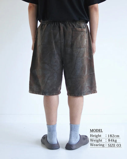 【ANACHRONORM - アナクロノーム】SULFUR DYED REAL TREE SWEAT PANTS / SULFUR BLACK (パンツ/サルファーブラック)