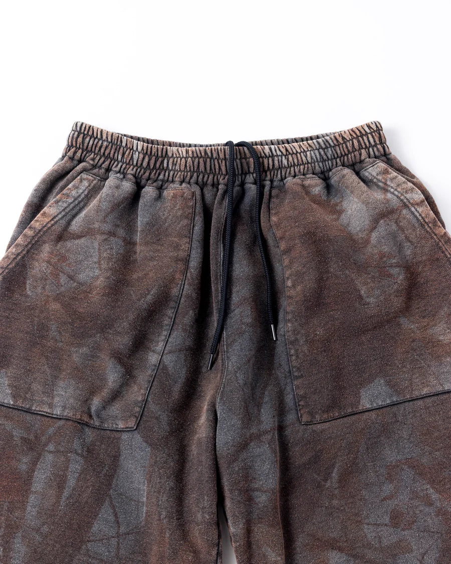 【ANACHRONORM - アナクロノーム】SULFUR DYED REAL TREE SWEAT PANTS / SULFUR BLACK (パンツ/サルファーブラック)