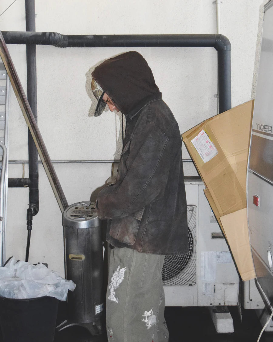【ANACHRONORM - アナクロノーム】AN374-B SULFUR DYED RIPSTOP REALTREE FATIGUE JACKET / SULFUR BLACK (ジャケット/サルファーブラック)