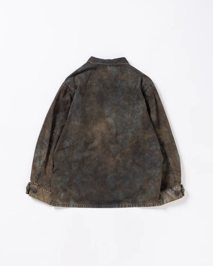 【ANACHRONORM - アナクロノーム】AN374-B SULFUR DYED RIPSTOP REALTREE FATIGUE JACKET / SULFUR BLACK (ジャケット/サルファーブラック)