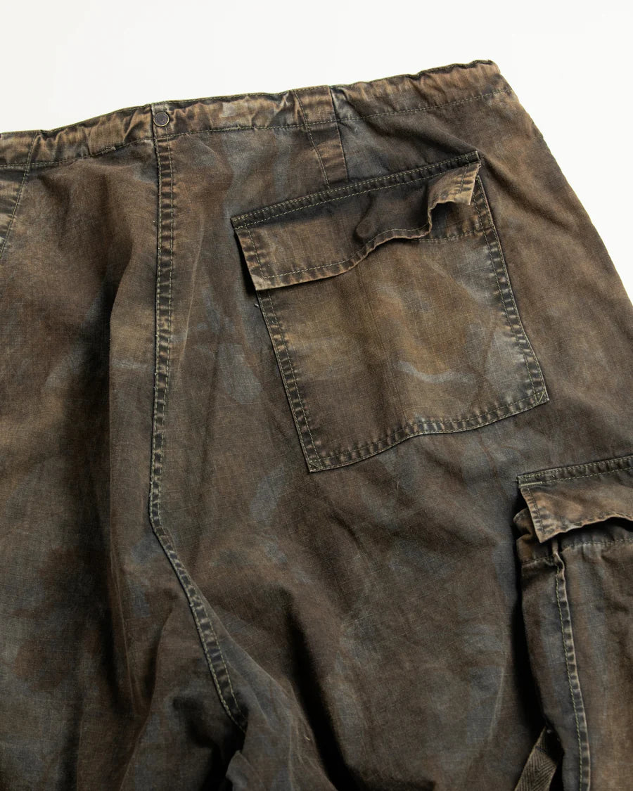 【ANACHRONORM - アナクロノーム】AN376-B SULFUR DYED RIPSTOP REALTREE M-51 TYPE FIELD OVER PANTS / SULFUR BLACK (パンツ/サルファーブラック)