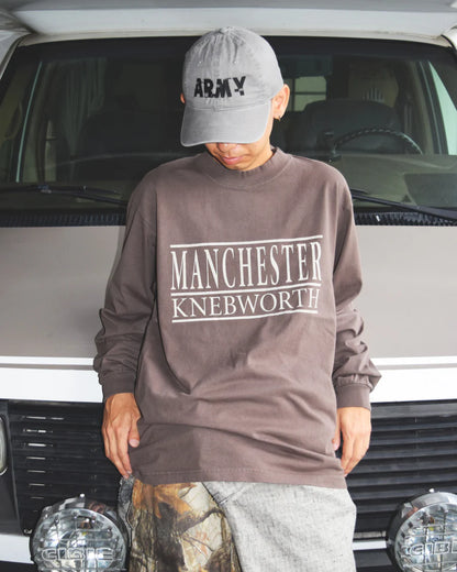 【ANACHRONORM - アナクロノーム】AN378 SOUVENIR L/S T-S / MOCHA (ロンT/モカ)