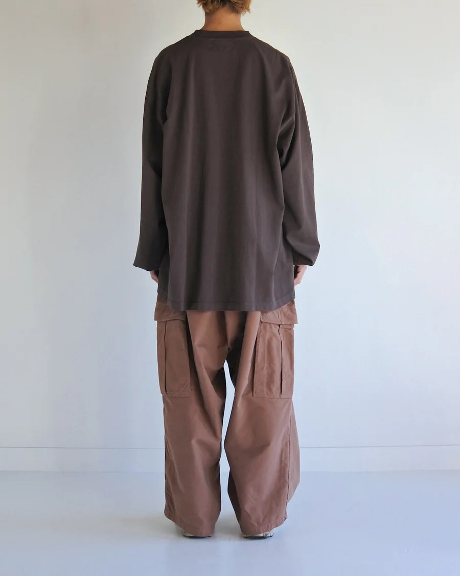 【ANACHRONORM - アナクロノーム】AN378 SOUVENIR L/S T-S / MOCHA (ロンT/モカ)