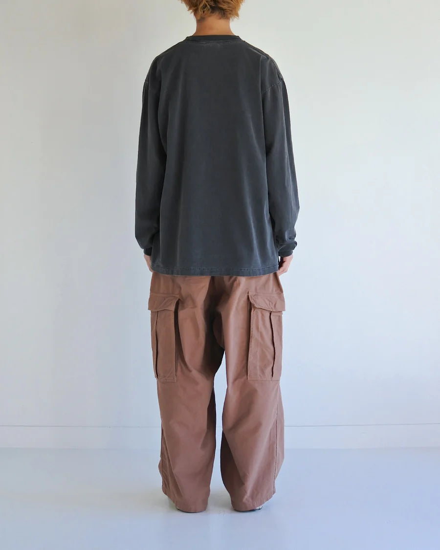 【ANACHRONORM - アナクロノーム】AN378 SOUVENIR L/S T-S / BLACK (ロンT/ブラック)