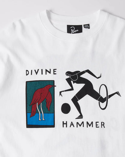 【by Parra - バイパラ】DIVINE HAMMER LONG SIRRVE T-SHIRT / WHITE (Tシャツ/ホワイト)