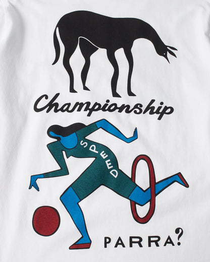【by Parra - バイパラ】DIVINE HAMMER LONG SIRRVE T-SHIRT / WHITE (Tシャツ/ホワイト)